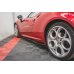 Накладки сплиттеры на пороги на Alfa Romeo 4C